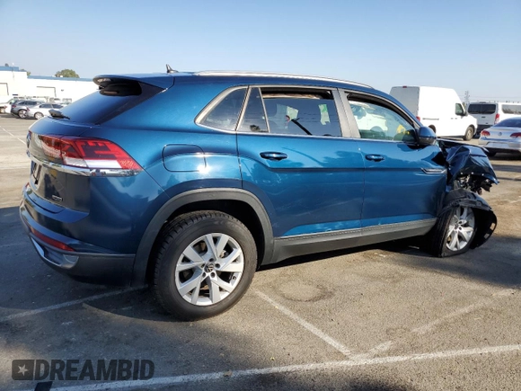 2020 Volkswagen Atlas S z VIN 1V2GC2CAXLC202156, wystawiony jako Copart lot #44464525 z przebiegiem 56 858 mil mil oraz Szkoda całkowita • Salvage title. Historia ofert i sprzedaży dostępna na DreamBid. Obrazek 3.
