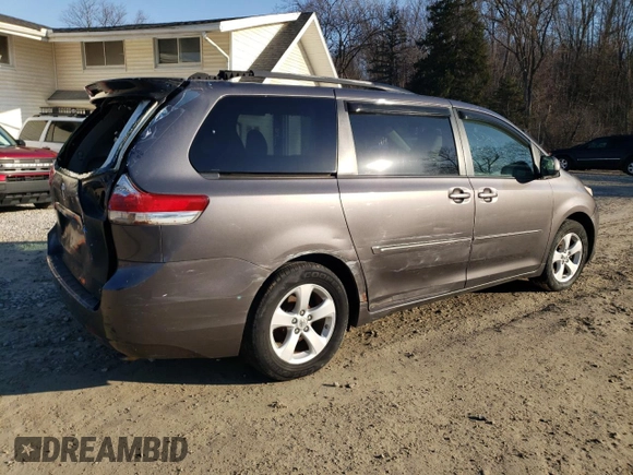 2012 Toyota Sienna LE AAS with VIN 5TDKK3DC6CS176156, listed as a Copart auction lot 45505975 with 86,791 mi miles and Salvage Title. Bid and sale history available at DreamBid. Image 3.
