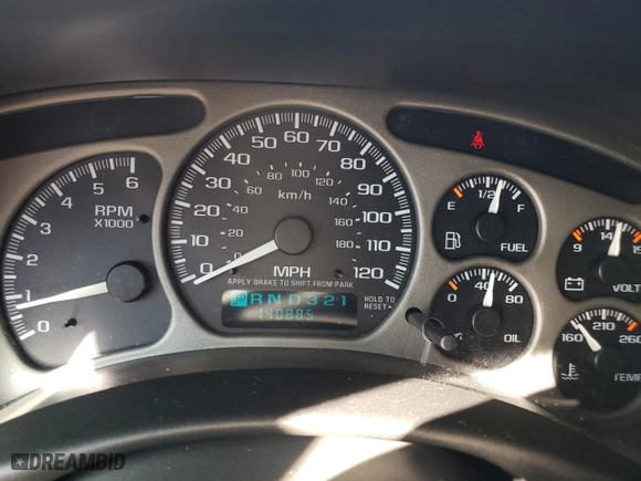 2002 GMC Yukon Denali with VIN 1GKEK63U72J274220, listed as a Copart auction lot 71891634 with 140,885 mi miles and Salvage Title. Bid and sale history available at carsss.com. Image 9.