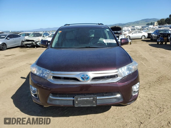 2011 Toyota Highlander Hybrid Limited with VIN JTEDC3EH2B2001565, listed as a Copart auction lot 46918695 with 152,304 mi miles and Salvage Title. Bid and sale history available at carsss.com. Image 5.