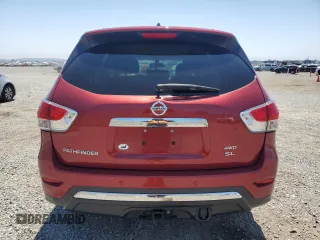 2015 Nissan Pathfinder SL with VIN 5N1AR2MM0FC612995, listed as a Copart auction lot 61105275 with 111,766 mi miles and Salvage title. Bid and sale history available at DreamBid. Image 6.