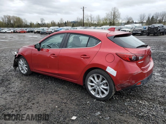 2014 Mazda 3 S Grand Touring z VIN JM1BM1M39E1203476, wystawiony jako Copart lot #50562325 z przebiegiem 76 462 mil mil oraz Szkoda całkowita • Salvage title. Historia ofert i sprzedaży dostępna na DreamBid. Obrazek 2.