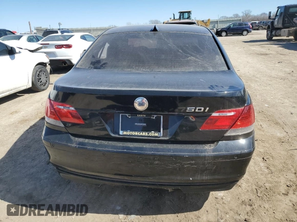 2006 BMW 7 Series 750i z VIN WBAHL83536DT05393, wystawiony jako Copart lot #45846905 z przebiegiem 118 874 mil mil oraz Czysty tytuł • Clean title. Historia ofert i sprzedaży dostępna na DreamBid. Obrazek 6.
