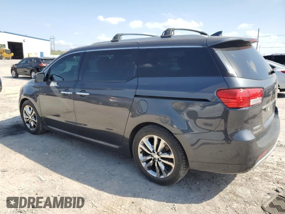 2017 Kia Sedona SX-L with VIN KNDME5C14H6271933, listed as a Copart auction lot 53614575 with 166,429 mi miles and Clean Title. Bid and sale history available at carsss.com. Image 2.