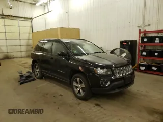 2016 Jeep Compass High Altitude Edition with VIN 1C4NJDEB0GD697757, listed as a Copart auction lot 63515602 with 72,589 mi miles. Bid and sale history available at carsss.com. Image 1.