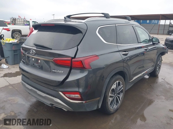2020 Hyundai Santa Fe Limited with VIN 5NMS5CAA9LH280850, listed as a IAAI auction lot 41174789 with 45,563 mi miles. Bid and sale history available at carsss.com. Image 4.