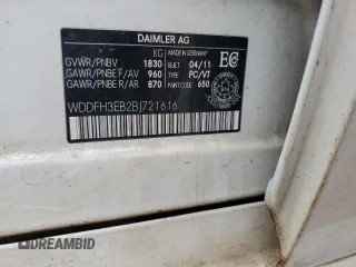 2011 Mercedes-Benz B 200 with VIN WDDFH3EB2BJ721616, listed as a Copart auction lot 77878044 with 142,731 mi miles and Clean Title. Bid and sale history available at DreamBid. Image 13.