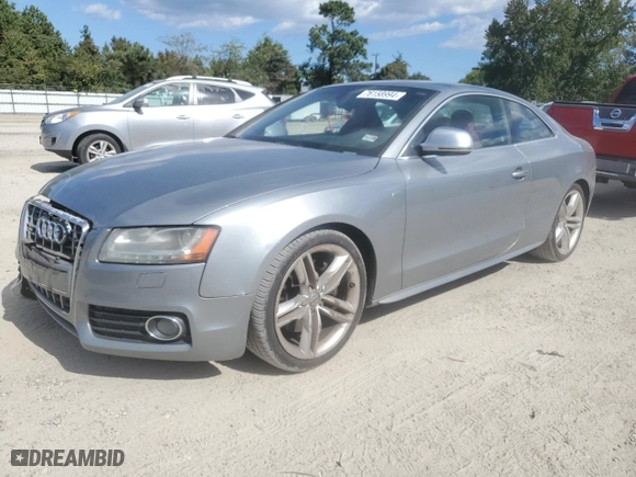 2009 Audi S5 with VIN WAURV78T09A055715, listed as a Copart auction lot 76158994 with 174,384 mi miles and Salvage Title. Bid and sale history available at carsss.com. Image 1.