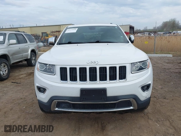 2014 Jeep Grand Cherokee Limited with VIN 1C4RJFBG5EC555128, listed as a IAAI auction lot 42129958 with 98,237 mi miles. Bid and sale history available at carsss.com. Image 12.