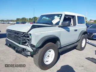 2024 Ford Bronco with VIN 1FMDE4CP3RLA28000, listed as a IAAI auction lot 41575878 with 11,631 mi miles and . Bid and sale history available at DreamBid. Image 2.