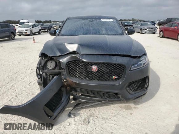 2020 Jaguar F-Pace S with VIN SADCM2FV3LA658852, listed as a Copart auction lot 44826025 with 25,574 mi miles and Salvage title. Bid and sale history available at DreamBid. Image 5.