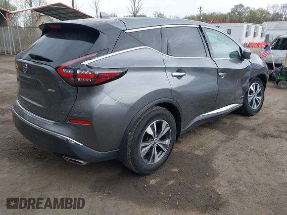 2021 Nissan Murano S z VIN 5N1AZ2AS5MC131981, wystawiony jako IAAI lot #42010176 z przebiegiem 24 538 mil mil oraz . Historia ofert i sprzedaży dostępna na DreamBid. Obrazek 4.