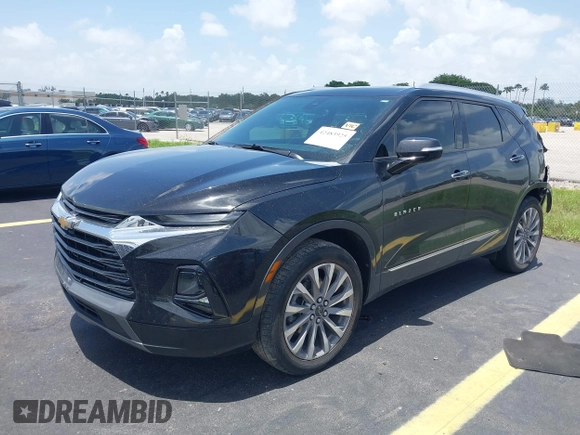 2022 Chevrolet Blazer Premier with VIN 3GNKBFR45NS177940, listed as a IAAI auction lot 42483925 with 42,865 mi miles and . Bid and sale history available at DreamBid. Image 17.