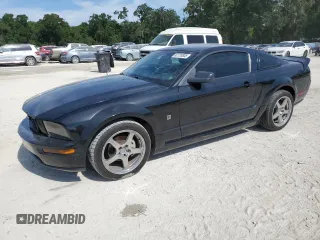 2005 Ford Mustang Deluxe with VIN 1ZVFT80N055111232, listed as a Copart auction lot 62728805 with 171,848 mi miles and Salvage title. Bid and sale history available at DreamBid. Image 1.