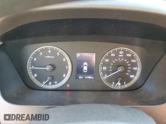 2017 Hyundai Sonata 2.4L with VIN 5NPE24AF7HH520821, listed as a Copart auction lot 43833435 with 107,450 mi miles and Salvage Title. Bid and sale history available at carsss.com. Image 9.