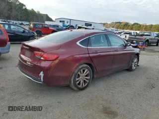 2015 Chrysler 200 Limited with VIN 1C3CCCAB3FN616247, listed as a Copart auction lot 85297264 with 0 mi miles and Salvage Title. Bid and sale history available at carsss.com. Image 3.