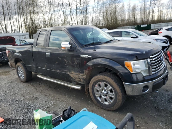 2012 Ford F-150 XL with VIN 1FTFX1EF9CFD02820, listed as a Copart auction lot 51263665 with 204,060 mi miles and Salvage Title. Bid and sale history available at carsss.com. Image 4.