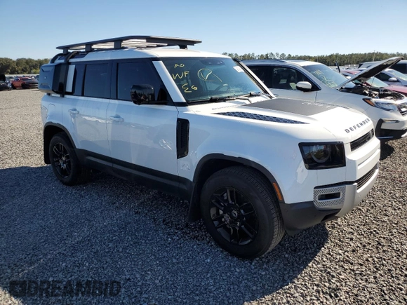 2024 Land Rover Defender S with VIN SALEJ7EU6R2309909, listed as a Copart auction lot 82152564 with 4,446 mi miles and Non repairable. Bid and sale history available at DreamBid. Image 4.