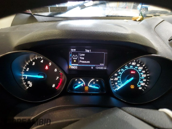 2013 Ford Escape SE with VIN 1FMCU9GX5DUA90541, listed as a Copart auction lot 58897585 with 124,593 mi miles and Salvage title. Bid and sale history available at DreamBid. Image 9.