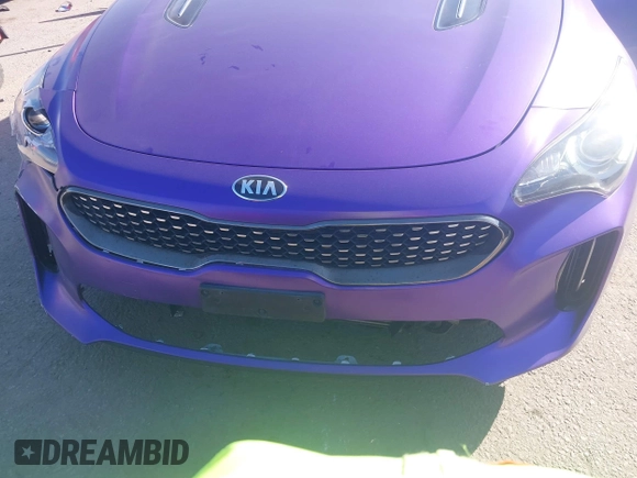 2020 Kia Stinger GT-Line with VIN KNAE15LA1L6078533, listed as a IAAI auction lot 41637202 with 63,494 mi miles. Bid and sale history available at carsss.com. Image 6.