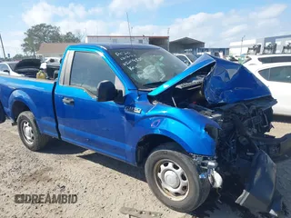 2018 Ford F-150 XL with VIN 1FTMF1CB7JFD79550, listed as a IAAI auction lot 41156870 with 72,629 mi miles and . Bid and sale history available at DreamBid. Image 13.