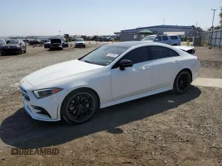 2021 Mercedes-Benz CLS with VIN W1K2J6BB1MA086755, listed as a Copart auction lot 57457204 with 32,495 mi miles and Salvage Title. Bid and sale history available at carsss.com. Image 1.