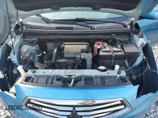 2019 Mitsubishi Mirage ES z VIN ML32F3FJ8KHF07358, wystawiony jako Copart lot #54682865 z przebiegiem 99 286 mil mil oraz Szkoda całkowita • Salvage title. Historia ofert i sprzedaży dostępna na DreamBid. Obrazek 11.