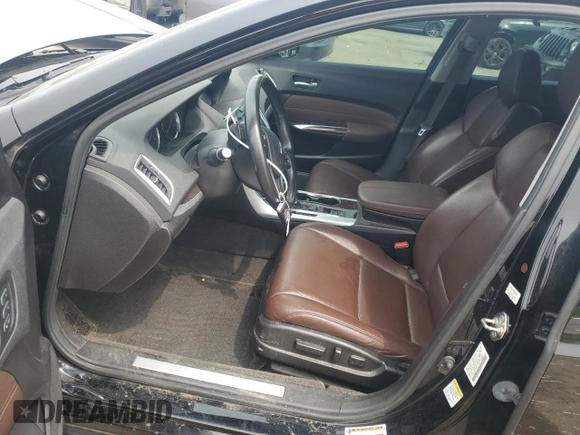 2015 Acura TLX with VIN 19UUB1F33FA024462, listed as a Copart auction lot 60557835 with 173,738 mi miles and Salvage title. Bid and sale history available at DreamBid. Image 7.