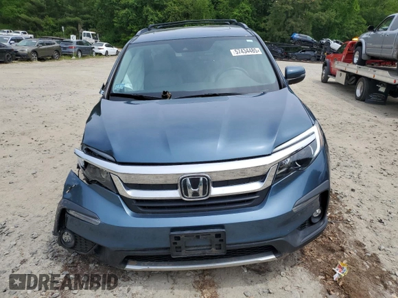 2019 Honda Pilot EX-L with VIN 5FNYF6H51KB025871, listed as a Copart auction lot 57434485 with 127,539 mi miles and Salvage title. Bid and sale history available at DreamBid. Image 5.
