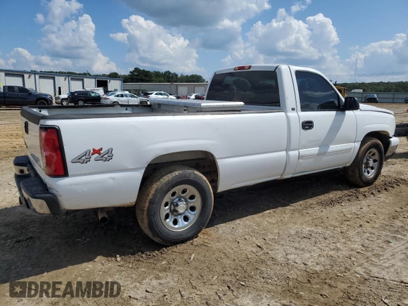2006 Chevrolet Silverado 1500 Work Truck with VIN 3GCEK14Z76G249527, listed as a Copart auction lot 71626724 with 222,582 mi miles and Salvage Title. Bid and sale history available at carsss.com. Image 3.