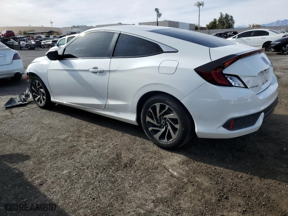 2017 Honda Civic Coupe LX-P with VIN 2HGFC4B0XHH311322, listed as a Copart auction lot 87868065 with 84,807 mi miles and Salvage Title. Bid and sale history available at carsss.com. Image 2.