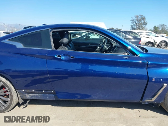 2017 Infiniti Q60 Red Sport 400 with VIN JN1FV7EK3HM610741, listed as a IAAI auction lot 41856207 with 67,598 mi miles and . Bid and sale history available at carsss.com. Image 14.