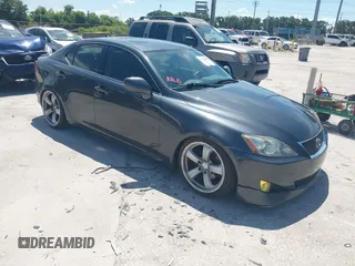 2008 Lexus IS 250 with VIN JTHBK262085082882, listed as a IAAI auction lot 42558966 with 119,954 mi miles and . Bid and sale history available at DreamBid. Image 1.