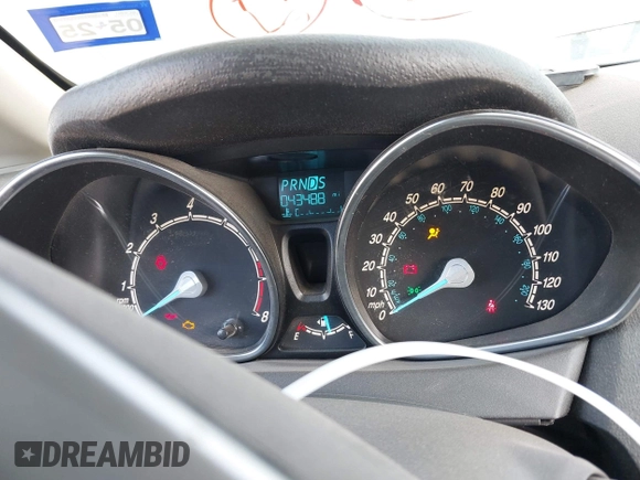 2018 Ford Fiesta SE with VIN 3FADP4EJ1JM115197, listed as a IAAI auction lot 41918656 with 43,488 mi miles. Bid and sale history available at carsss.com. Image 7.