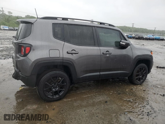 2019 Jeep Renegade Altitude with VIN ZACNJBB11KPK30872, listed as a Copart auction lot 58598305 with 87,474 mi miles and Salvage title. Bid and sale history available at DreamBid. Image 3.