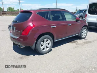 2006 Nissan Murano S z VIN JN8AZ08W66W506669, wystawiony jako IAAI lot #42467625 z przebiegiem 183 483 mil mil oraz . Historia ofert i sprzedaży dostępna na DreamBid. Obrazek 4.