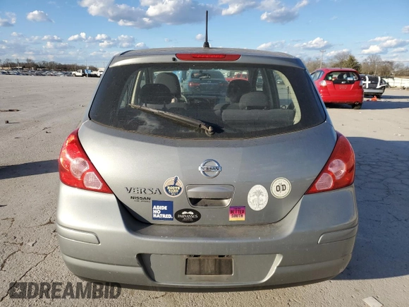 2007 Nissan Versa 1.8 S with VIN 3N1BC13E87L364857, listed as a Copart auction lot 46941925 with 198,882 mi miles and Salvage Title. Bid and sale history available at carsss.com. Image 6.