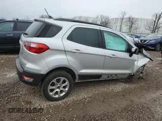 2019 Ford EcoSport SE with VIN MAJ6S3GL9KC256716, listed as a Copart auction lot 51491605 with 89,401 mi miles and Salvage Title. Bid and sale history available at carsss.com. Image 3.