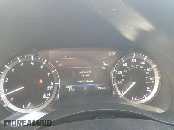 2023 Toyota Highlander L with VIN 5TDKDRAH0PS024781, listed as a Copart auction lot 47406875 with 73,981 mi miles and Clean title. Bid and sale history available at DreamBid. Image 9.