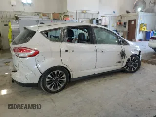 2017 Ford C-Max Energi Titanium with VIN 1FADP5FU5HL107422, listed as a Copart auction lot 66860454 with 140,300 mi miles and Salvage Title. Bid and sale history available at carsss.com. Image 3.