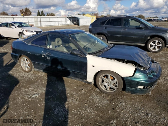 1997 Acura Integra LS with VIN JH4DC4458VS021842, listed as a Copart auction lot 82607564 with 186,894 mi miles and Salvage Title. Bid and sale history available at carsss.com. Image 4.