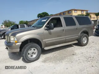 2002 Ford Excursion Limited z VIN 1FMNU43S72EC75395, wystawiony jako Copart lot #60204215 z przebiegiem 164 706 mil mil oraz Czysty tytuł • Clean title. Historia ofert i sprzedaży dostępna na DreamBid. Obrazek 1.