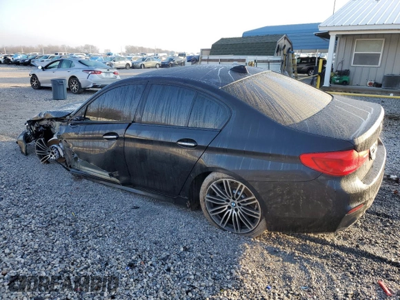 2018 BMW 5 Series 530i with VIN WBAJA5C59JG900021, listed as a Copart auction lot 43466695 with Not Provided miles and Salvage Title. Bid and sale history available at carsss.com. Image 2.
