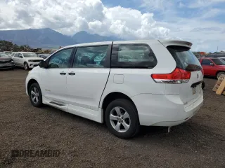 2012 Toyota Sienna with VIN 5TDZK3DC2CS272641, listed as a Copart auction lot 53378905 with 115,153 mi miles and Salvage title. Bid and sale history available at DreamBid. Image 2.