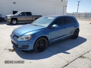2017 Volkswagen Golf S z VIN 3VW217AU2HM021339, wystawiony jako Copart lot #59968985 z przebiegiem 79 354 mil mil oraz Czysty tytuł • Clean title. Historia ofert i sprzedaży dostępna na DreamBid. Obrazek 1.