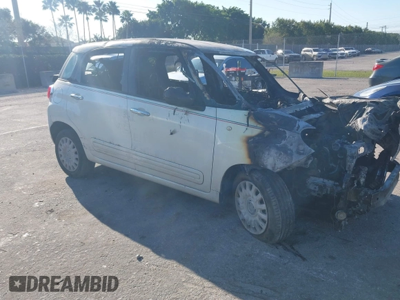2014 FIAT 500L Pop with VIN ZFBCFAAH0EZ013567, listed as a IAAI auction lot 41782765 with Not Provided miles and . Bid and sale history available at DreamBid. Image 1.