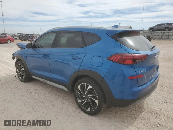 2019 Hyundai Tucson Sport with VIN KM8J33AL5KU981469, listed as a Copart auction lot 45370525 with 163,979 mi miles and Salvage Title. Bid and sale history available at carsss.com. Image 2.