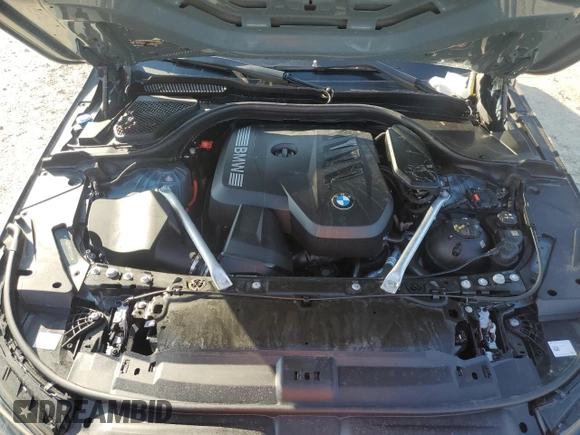 2024 BMW 5 Series 530i with VIN WBA43FJ0XRCP78759, listed as a Copart auction lot 85155834 with 0 mi miles and Salvage Title. Bid and sale history available at carsss.com. Image 11.