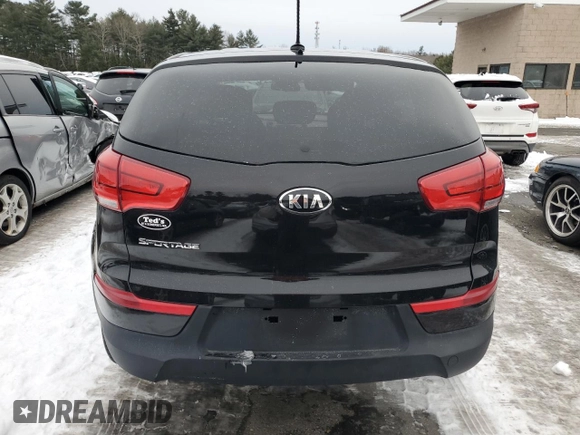 2016 Kia Sportage LX with VIN KNDPBCAC6G7802251, listed as a Copart auction lot 44006135 with 99,860 mi miles and Salvage Title. Bid and sale history available at carsss.com. Image 6.