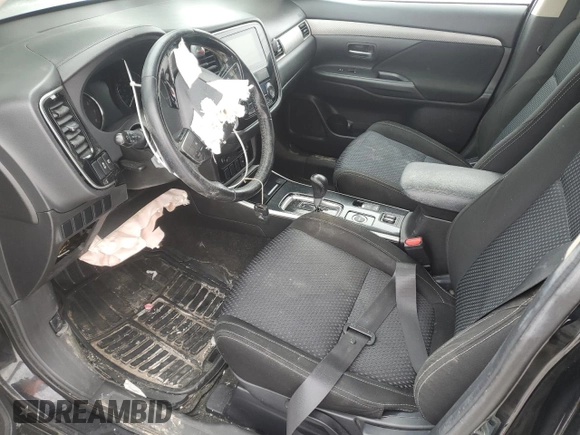2017 Mitsubishi Outlander SE with VIN JA4JZ3AX2HZ601323, listed as a Copart auction lot 43418195 with Not provided miles and Salvage title. Bid and sale history available at DreamBid. Image 7.
